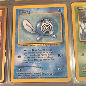 Poliwag 1999 Pokémon card